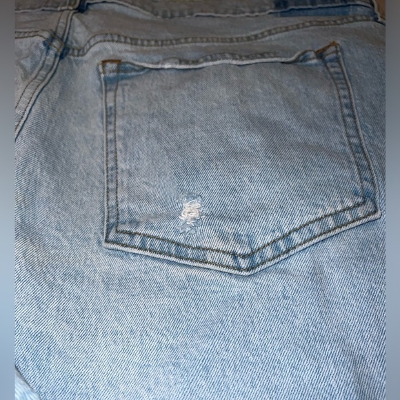 Abercrombie “The Baggy Short” cut off Jean shorts plus size - Picture 6 of 7